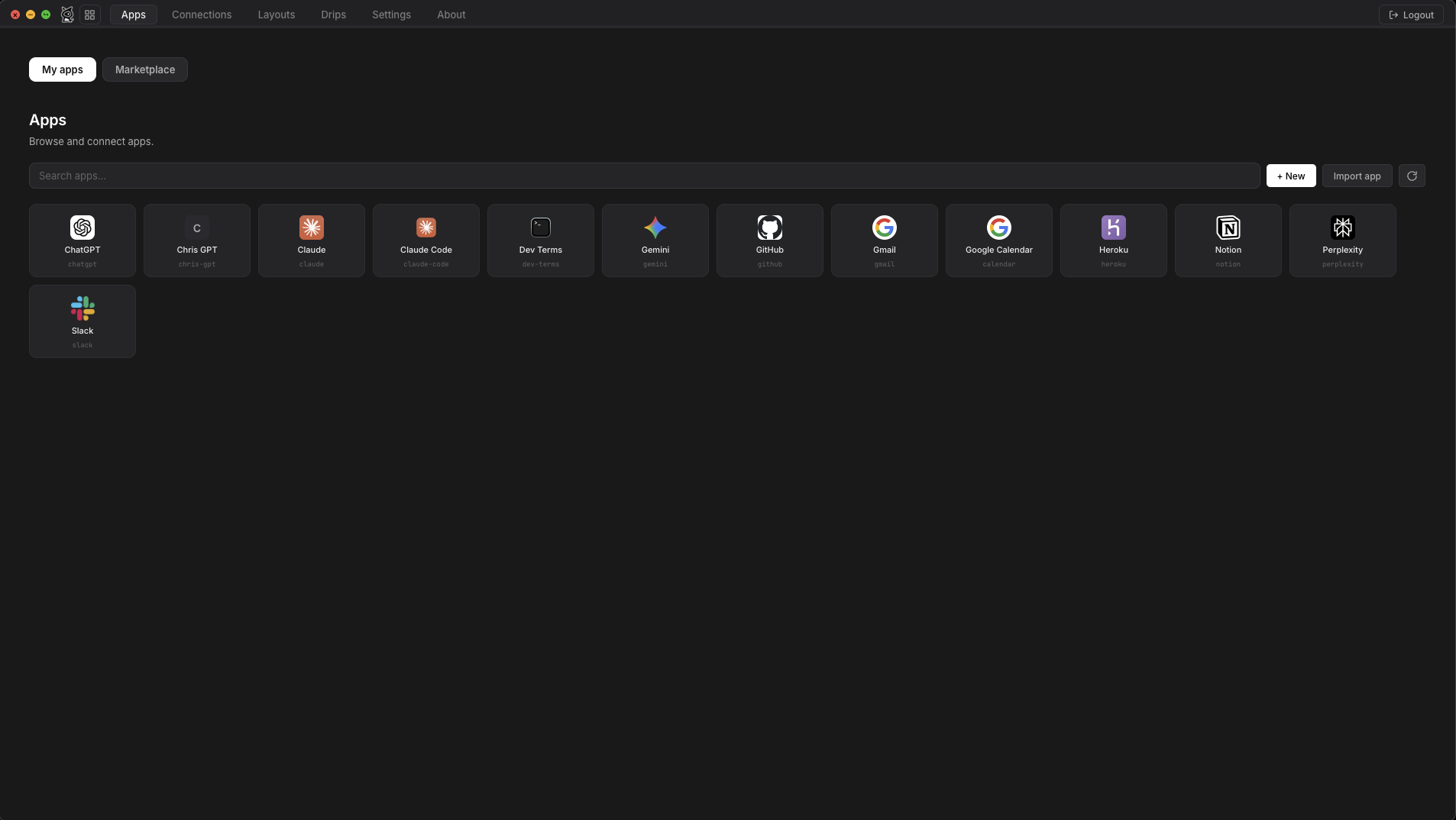 Build apps with any agent